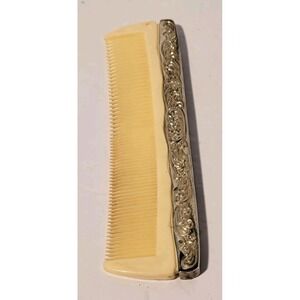 Vintage Victorian-Style‎ Vanity Comb Silver Topped